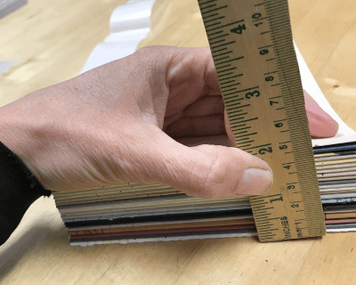 How To Measure Thickness of a Book for Binding