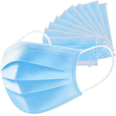 Disposable Face Masks 3-Layer Protection - Pack of 100