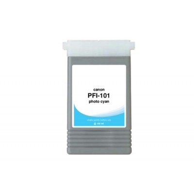 Non-OEM New Photo Cyan Wide Format Ink Cartridge for 0887B001AA (PFI-101PC)