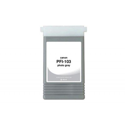 Non-OEM New Photo Gray Wide Format Ink Cartridge for 2214B001AA (PFI-103PGY)