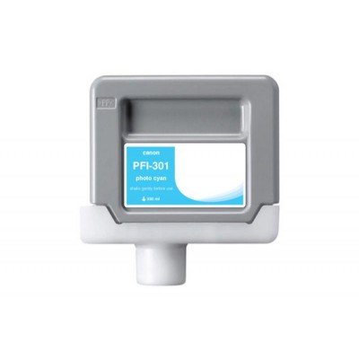 Non-OEM New Photo Cyan Wide Format Ink Cartridge for 1490B001AA (PFI-301PC)