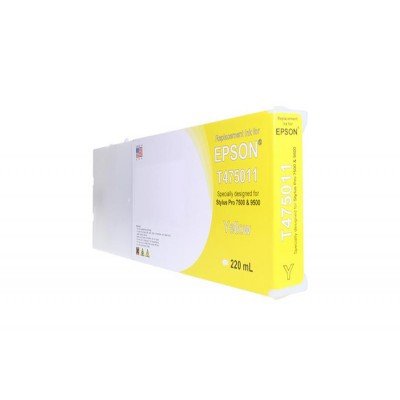 Non-OEM New Yellow Wide Format Ink Cartridge for T475011