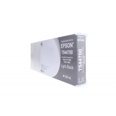 Remanufactured High Capacity Light Black Wide Format Ink Cartridge for Epson T544700