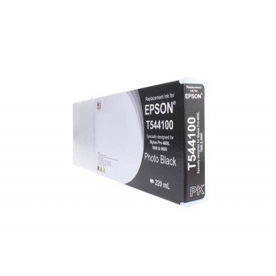 Remanufactured High Capacity Photo Black Wide Format Ink Cartridge for Epson T544100