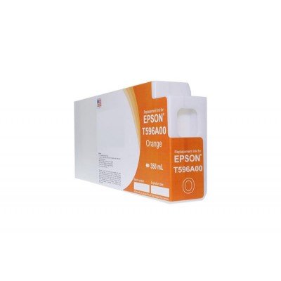 Remanufactured Orange Wide Format Ink Cartridge for T596A00