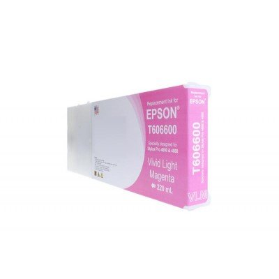 Non-OEM New High Yield Vivid Light Magenta Wide Format Ink Cartridge for T606600
