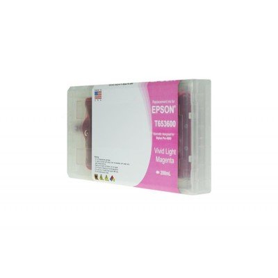 Remanufactured Vivid Light Magenta Wide Format Ink Cartridge for T653600