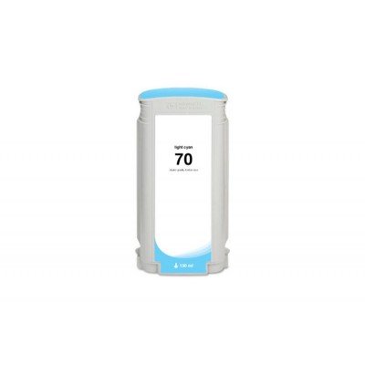 Non-OEM New High Yield Light Cyan Wide Format Ink Cartridge for HP C9390A (HP 70)