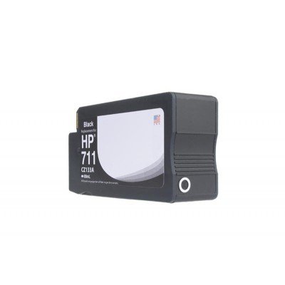 Remanufactured Black Wide Format Ink Cartridge for HP 711 (CZ133A)