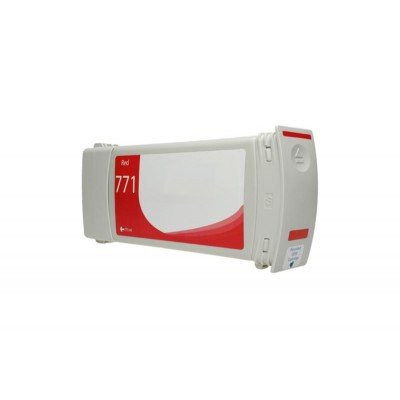 Remanufactured Chromatic Red Wide Format Ink Cartridge for HP 771 (CE038A)