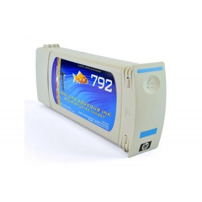 Remanufactured Cyan Wide Format Ink Cartridge for HP 792 (CN706A)