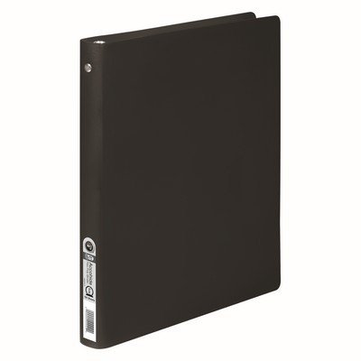 Wilson Jones® ACCOHIDE® Round Ring Binder, Tear-proof, Matte, 23 Pt, Black
