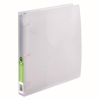 Wilson Jones® Translucent Flex Poly Binder, Round Rings, 1