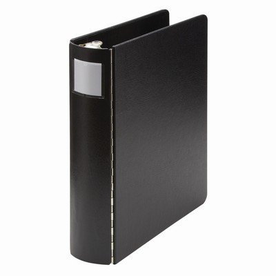 Wilson Jones® Casebound 4 Ring Binder with Label Holder, 8 1/2