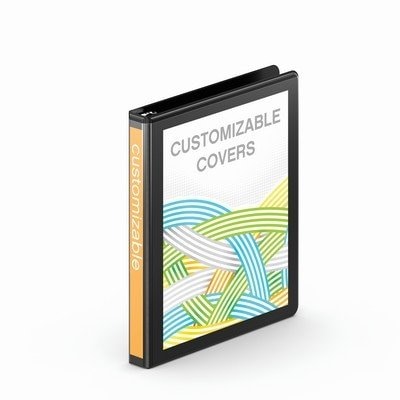 Wilson Jones® Heavy Duty Round Ring View Binder, 1/2