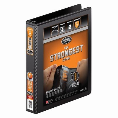 Wilson Jones® Heavy Duty Round Ring View Binder with Extra Durable Hinge, 1