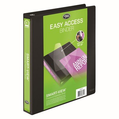 Wilson Jones® Smart-View® Binder, Customizable, Round Rings, 1