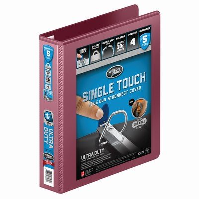 Wilson Jones® Ultra Duty D-Ring View Binder with Extra Durable Hinge, 1 1/2