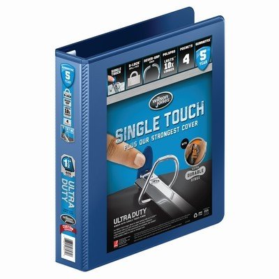 Wilson Jones® Ultra Duty D-Ring View Binder with Extra Durable Hinge, 1 1/2