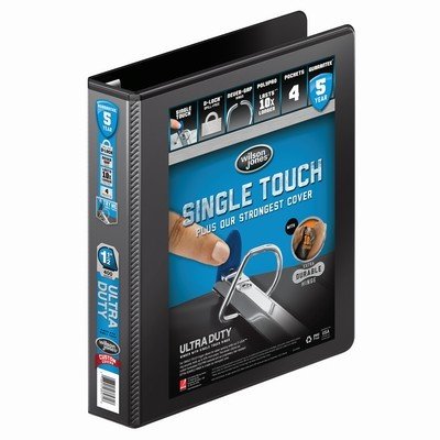 Wilson Jones® Ultra Duty D-Ring View Binder with Extra Durable Hinge, 1 1/2