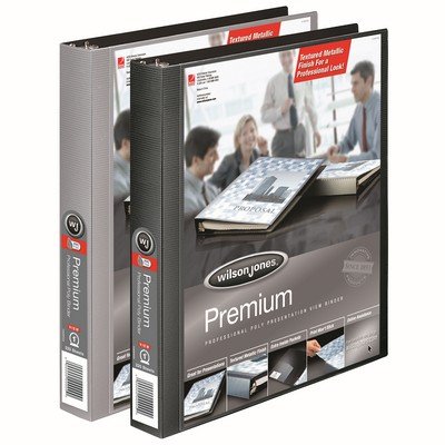 Wilson Jones® Premium Metallic Poly Presentation View Binder, 1