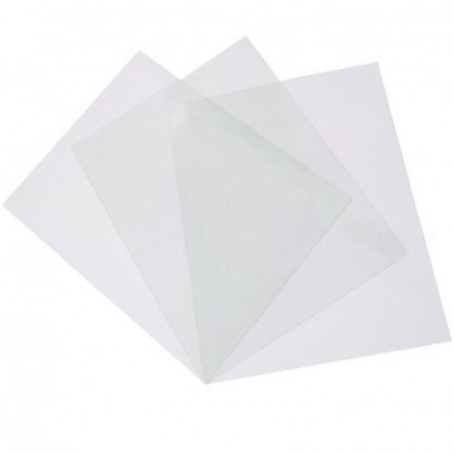 8.5 x 11 Clear 5 Mil Plastic Presentation Binding Covers (Light Weight)  100 Pieces