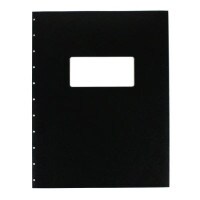 Pre-Punched Vinyl Binding Covers for Coil, Comb, and Velo (Pack of 100)